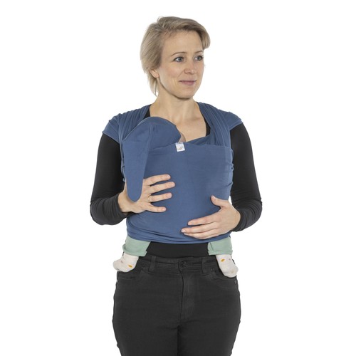 Flexi erstlingstuch mid blue - erstlingstuch,