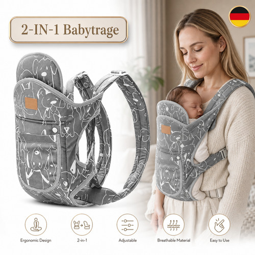 Babytrage für - 2, 1