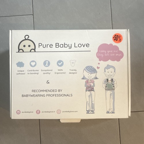Pure baby love babytrage - pure,