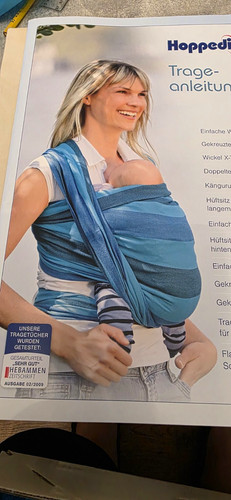 Hoppediz tragetuch blau - hoppediz,
